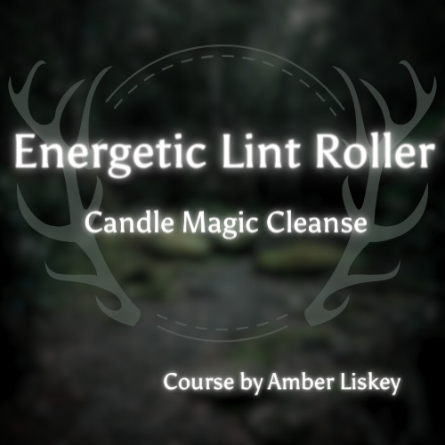 Energetic Lint Roller Candle Magic Cleanse